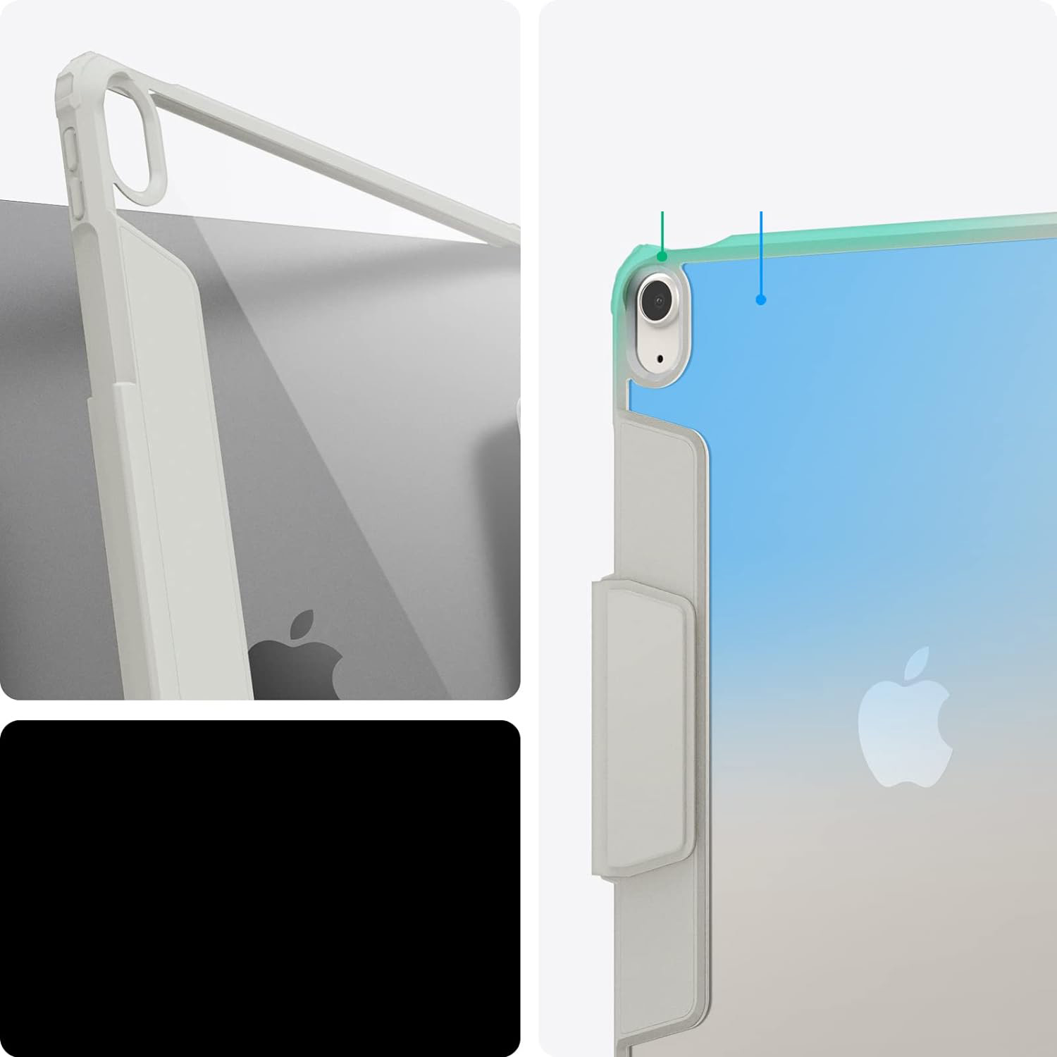 Etui Spigen Air Skin Pro do iPad Air 11" 6 gen. 2024 / Air 10.9" 5/4 gen. 2022/2020, szare